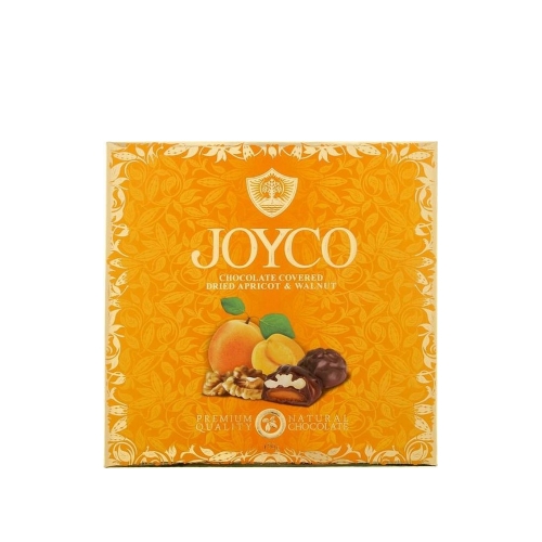 Конфеты Joyco курага в шоколаде с грец.орехом 150г