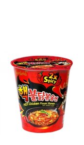 Лапша б/п рамен экстра острая курица и перец чили Samyang 70 г