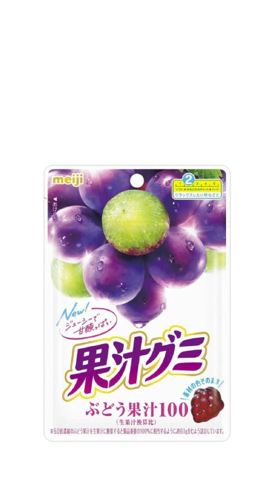 Мармелад Meiji (Мейджи) виноград с коллагеном 51 г