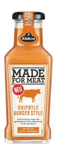 Соус Kuhne с копченым перцем Халапеньо (Чипотле) 235 мл