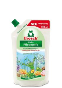 Жидкое детское мыло для рук Frosch 0.5л (запасной блок)