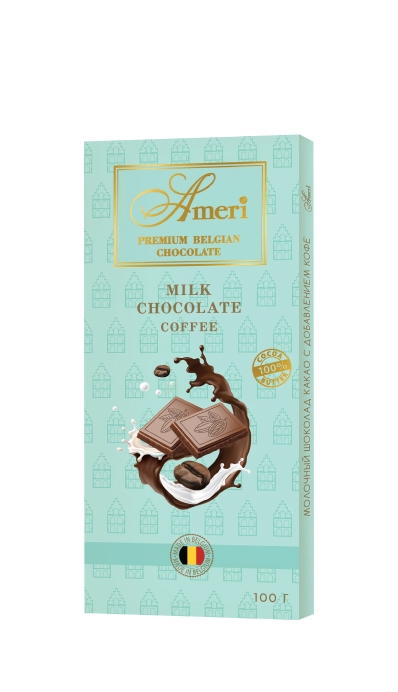 Молочный шоколад 31% Ameri - "Кофе" 100г