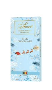 Молочный шоколад 32% Ameri - "Новогодний" 100г
