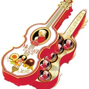 Конфеты шоколадные "Скрипка Моцарта" Reber Mozart 140г