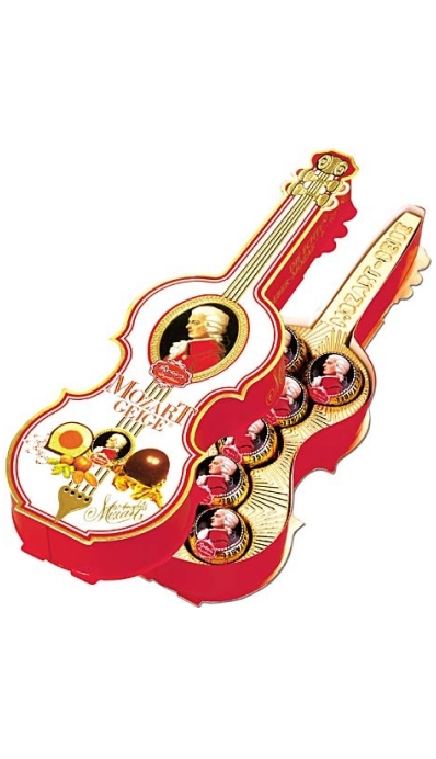 Конфеты шоколадные “Скрипка Моцарта” Reber Mozart 140г