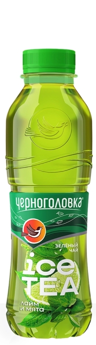 Холодный чай зеленый Черноголовка "Мята-лайм" 0.5л