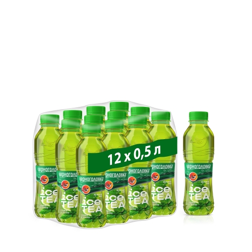 Холодный чай зеленый Черноголовка “Мята-лайм” 0.5л