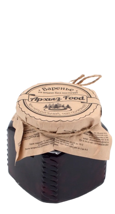 Варенье "Архыз Eco Food" - Вишня 300г