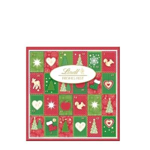 Адвент-календарь с конфетами "Веселого Рождества" Lindt (Линдт) 115г