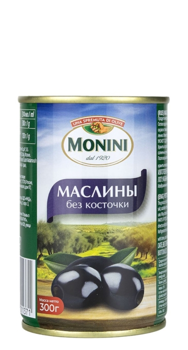Маслины без косточки Monini ("Монини") 300г