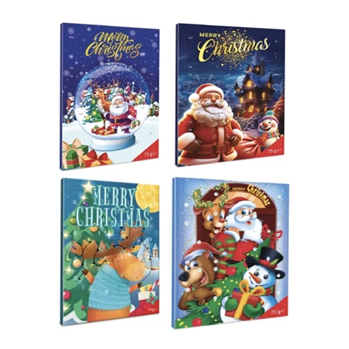 Шоколадный набор MILANO ассорти “Календарь” НГ 75г