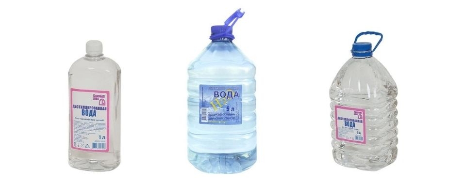 Где применяется дистиллированная вода?